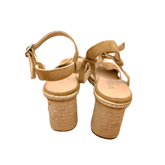 Viscata Barcelona Block Heel Espadrille Sandals Sz 40 - Picture 6 of 8